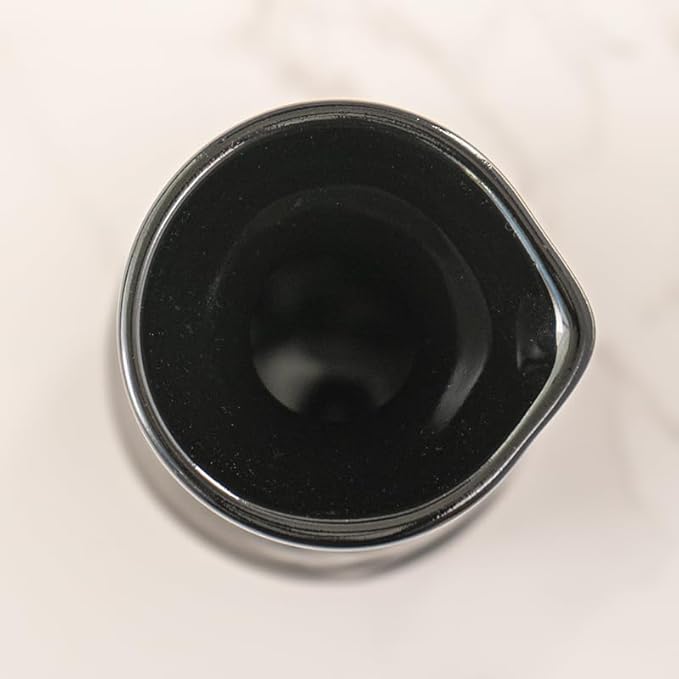 Urban Tokyo Tokkuri Porcelain Sake Bottle Server 10 fl oz Hot or Cold Sake Home or Restaurant Supply Use Reactive Glazed Ceramic (Black Matte)