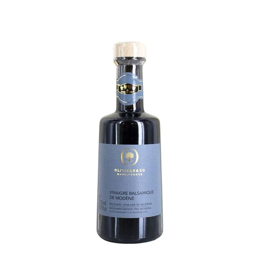 Aged Balsamic Vinegar of Modena ??Premium Italian Vinegar by Oliviers & Co | Barrel-Aged, Sweet & Rich | Ideal for Salad Dressings, Marinades & Glazes | 8.5 Fl Oz