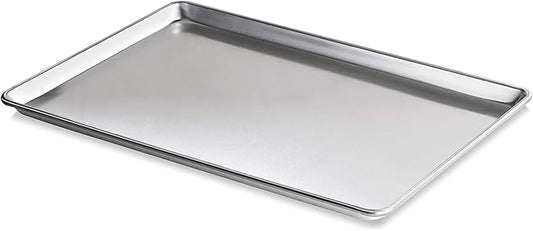 New Star Foodservice Commercial-Grade 18-Gauge Aluminum Sheet Pan/Bun Pan (18 L x26 W x1 H(Full Size) Pack of 12 Measure Oven)