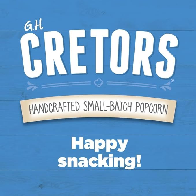 G.H. Cretors Cheese & Caramel Popcorn Mix (1 oz Bags ??40 Pack) Handcrafted Small Batch Popcorn, Gluten Free, Kosher, No Artificial Preservatives, Convenient Individual Bags