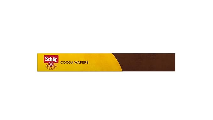 Schär Gluten-Free Cocoa Wafers, 4.4oz, 12-Pack ??Crisp Layers with Creamy Cocoa Filling, Non-GMO, No Preservatives, Perfect Snack or Dessert Treat