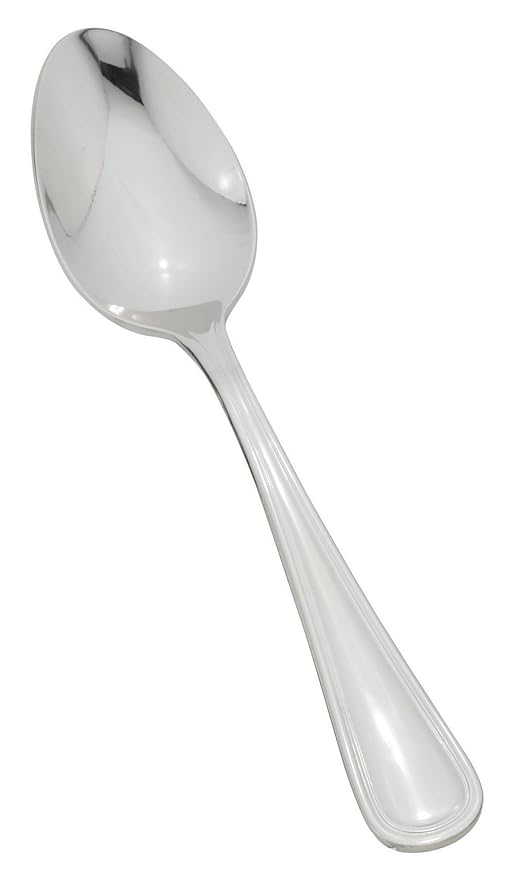 Winco Shangarila Stainless-Steel Teaspoon, Extra Heavyweight, 7" (12 Pack)