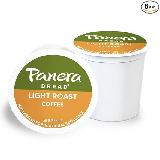 Panera Bread Light Roast Single Serve Coffee Cups, 100% Arabica Coffee, Kosher, 10 Count (Pack of 6)