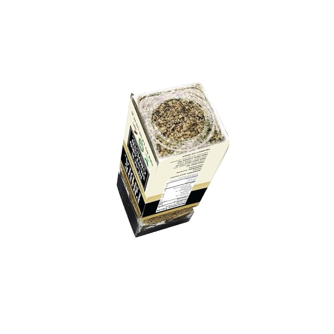 Pride of India – Black Mustard Seed Ground – Perfect Ingredient in Spice Blends – Spice up Pickles/Curries/Stews – Additives Free/Gourmet Spice – Easy to Use – 2.6 oz. Small Dual Sifter Bottle