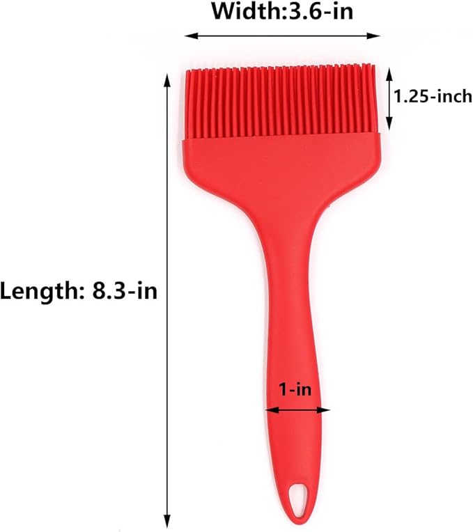 WARMBUY Silicone Pastry Brushes Basting Brushes for Baking and Cooking, 3 Pack