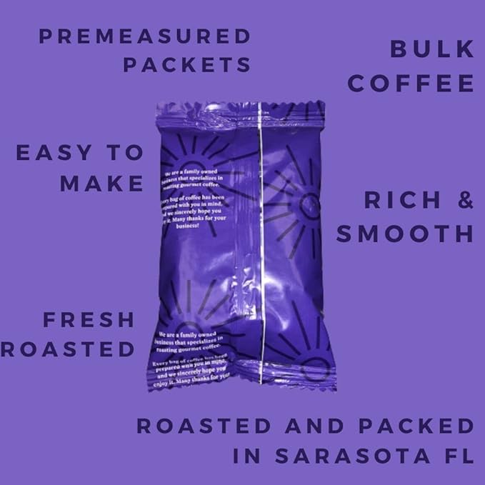 Ground Coffee | Gift Set Sampler Pack Variety Medium, Dark, & Flavored Roast Low Acid Mold Free Pouches | Gourmet Bulk Packets | Highest Rated Individual Premeasured Powder Bags for 12 Cup Drip Maker