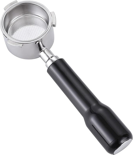 51mm Bottomless Portafilter Compatible with DeLonghi EC680 and EC685 Espresso Machine Stainless Steel Portafilter Along with Espresso Filter Basket Coffee Bottomless ABS Plastic