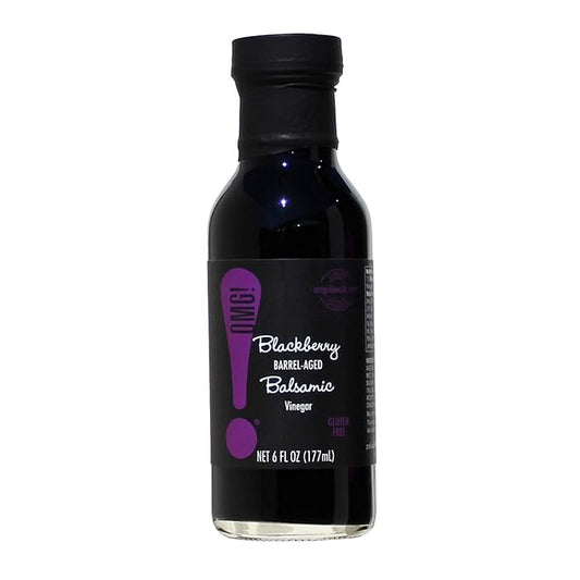 OMG! Oils: Gourmet Blackberry Barrel-Aged Balsamic Vinegar (Perfect for Dipping, Marinades, Glazing and Topping!), 177ml/6oz??,<div>