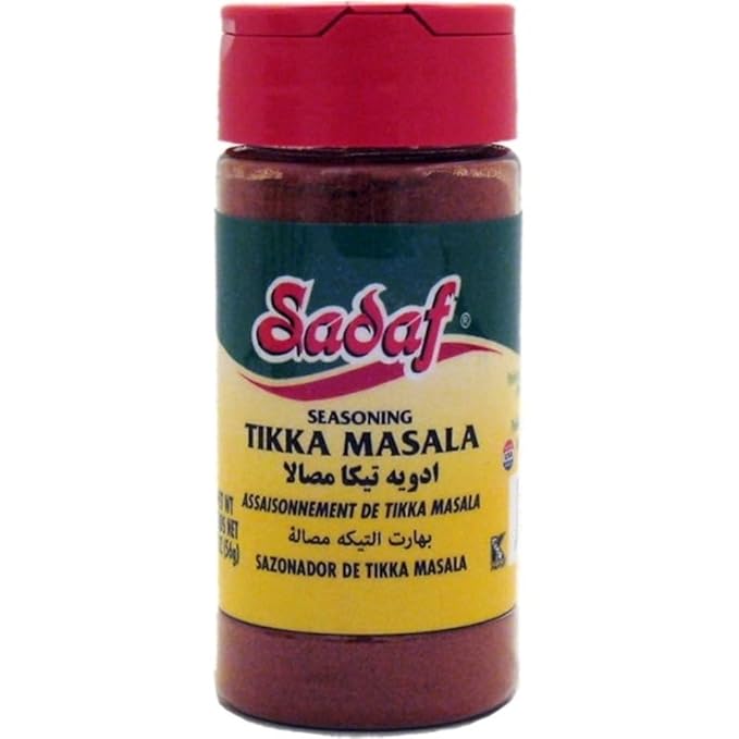 Sadaf Tikka Masala Seasoning - Tikka Masala Spice for Cooking and Food Seasoning - Chicken Tikka Masala Spice -Mediterranean Cuisine - Kosher - 2 Oz Bottle with Shaker Top