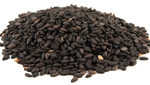 Yupik Raw Black Sesame Seeds, 2.2 lb (35.2 oz), Pack of 6, Gluten-Free, Kosher, Vegan, Natural, Unroasted, Unsalted, Plant-Based Protein, Source of Fiber, Iron & Calcium, Ideal for Cooking