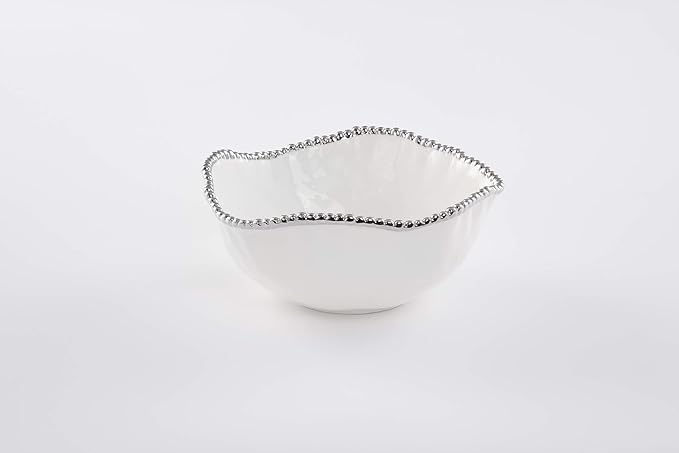 Salerno Porcelain Large Salad Bowl