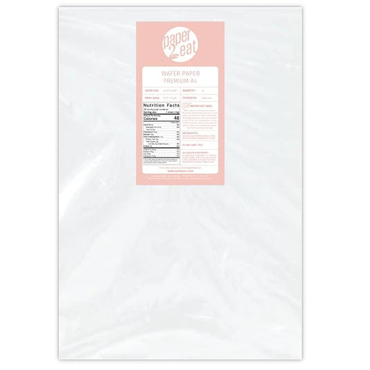 Printable Edible Wafer Paper Sheets from paper2eat (Premium (0.60 mm - 25 sheets))