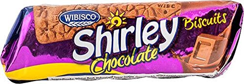 Wibisco Shirley Biscuits, Chocolate, 3.7 oz (Pack of 24)