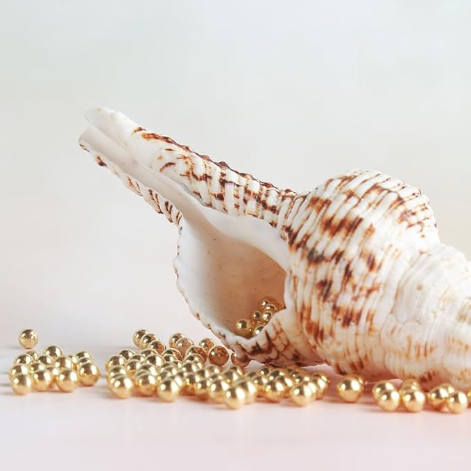 Sprinkles Edible Gold Pearl Sugar Sprinkles Candy 142g/5.01oz Mix Size Gold Pearls Baking Cupcake Toppers Cookie Ice Cream Decorations for Wedding Parties Valentines Day Halloween Christmas