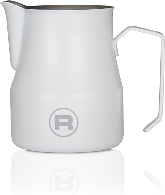 Rocket Espresso 18/10 Stainless Steel Frothing Pitcher | 16.9oz | (Matte White)