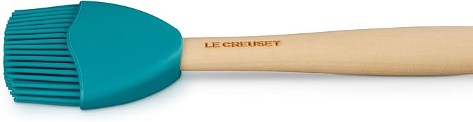 Le Creuset Silicone Craft Series Basting Brush, 10 1/2" x 2 1/8", Caribbean