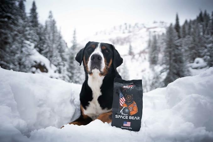 Black Rifle Coffee Company Space Bear, Light Roast Ground Coffee with Nutty Aromas and Citrus Floral and Black Tea Tasting Notes, Helps Support Veterans and First Responders, 12 Ounce Bag
