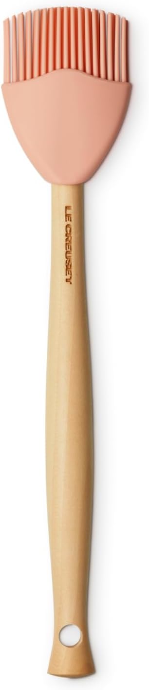 Le Creuset Silicone Craft Series Basting Brush, 11 3/8" x 2 1/8", Peche