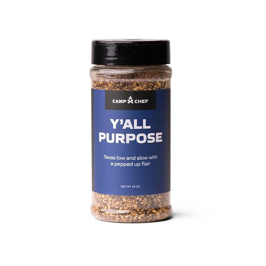 Camp Chef Y'all Purpose Seasoning 10.7 oz Net Wt