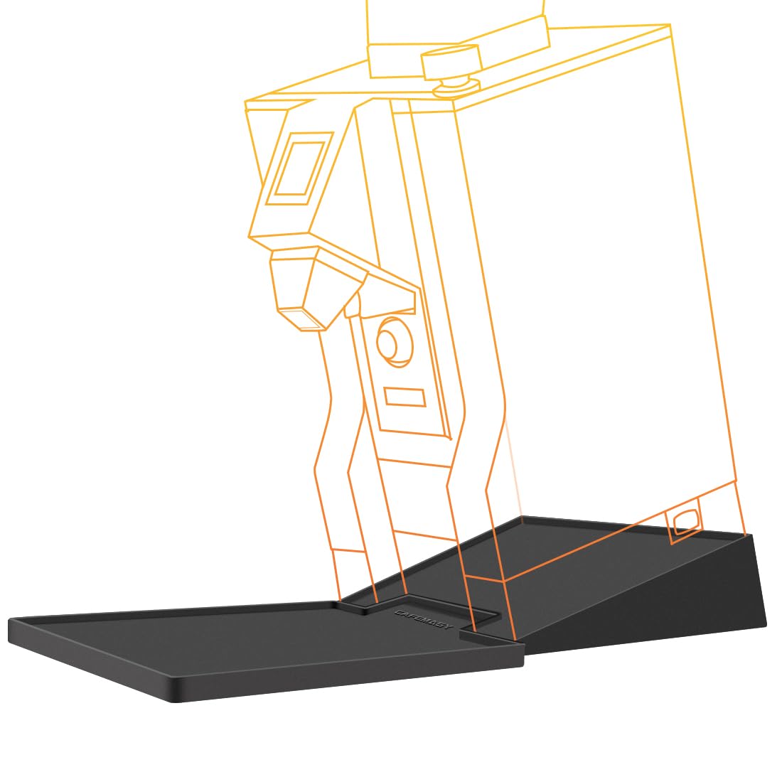 Incline Stand with Tray Compatible with Eureka Mignon Grinder Durable Tilted Angled Base and Drip
