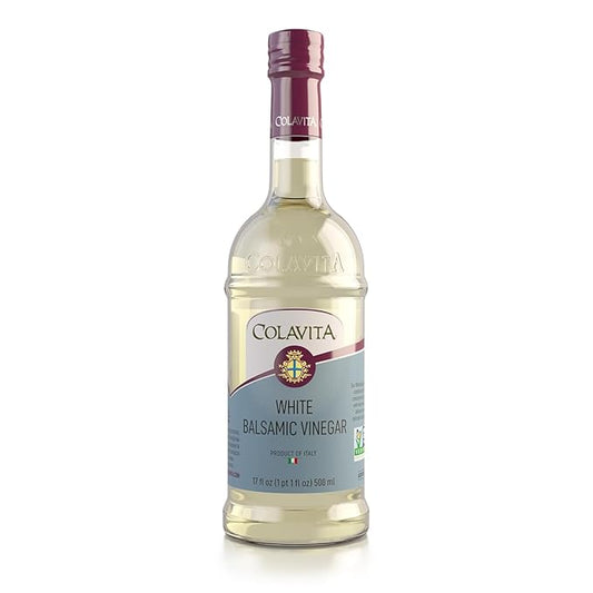 Colavita Balsamic Vinegar - Classic White Balsamic Vinegar, 17 Fl Oz