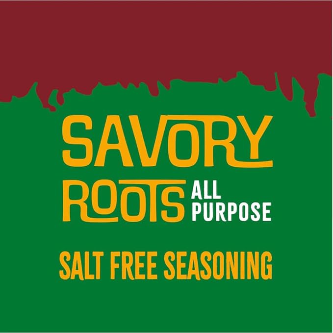 Simtol Foods Savory Roots All Purpose Salt Free Seasoning ??Premium Sodium-Free Seasoning Blend for Meat, Veggies, Soups & More ??Bold Flavor with No Salt ??All Natural, MSG-Free, Non-GMO, 5 oz