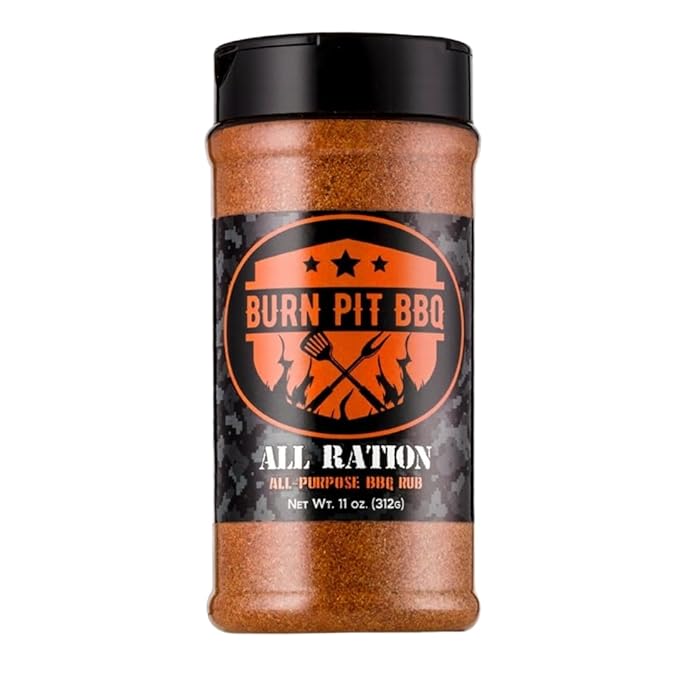 Burn Pit BBQ Seasoning – All Purpose BBQ Rub – Versatile All-Purpose Meat Rub – Natural, No Artificial Ingredients – Perfect for Pork, Chicken, Beef, Vegetables, and More