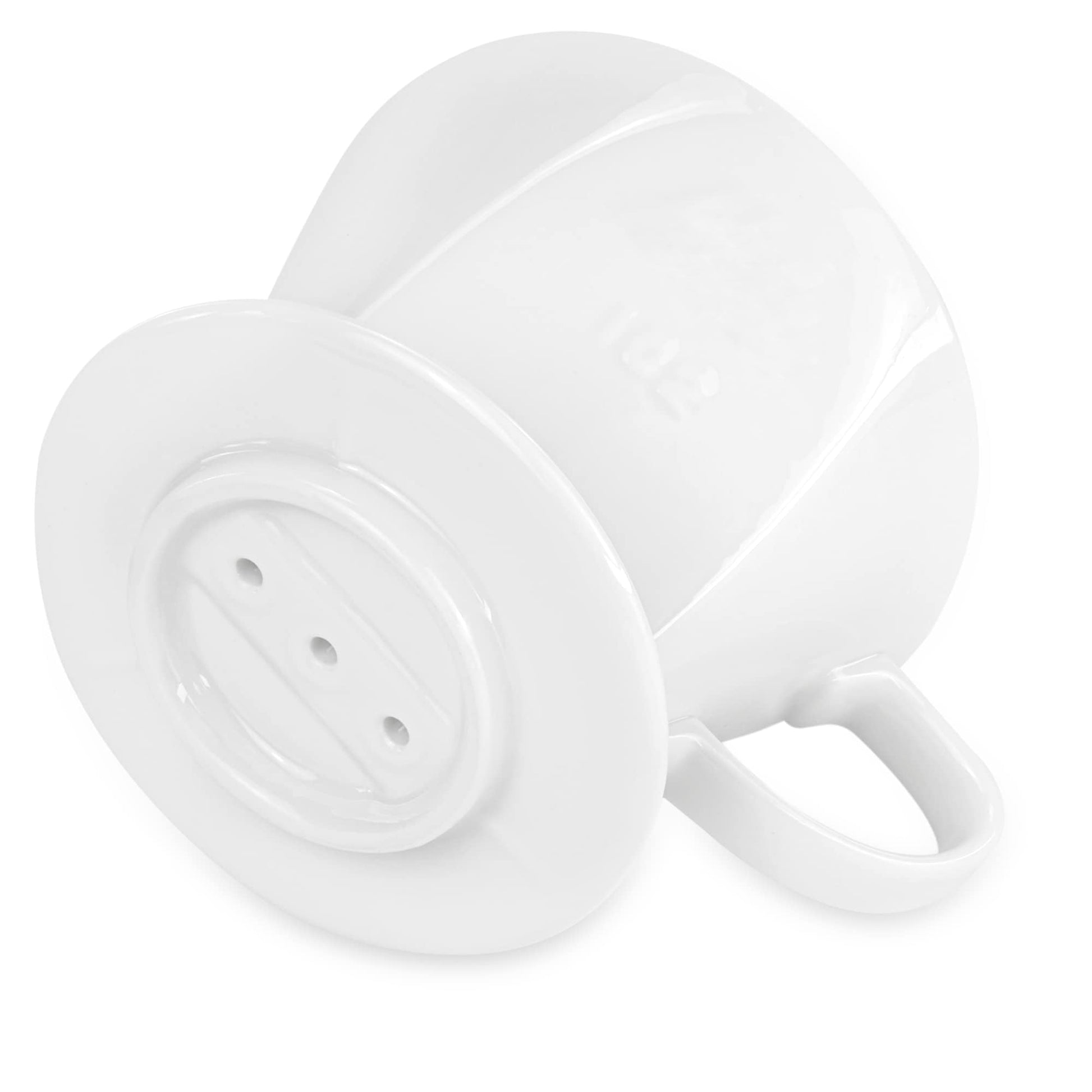 LHUKSGF Pour Over Ceramic, Coffee Dripper Ceramic Coffee Maker,White
