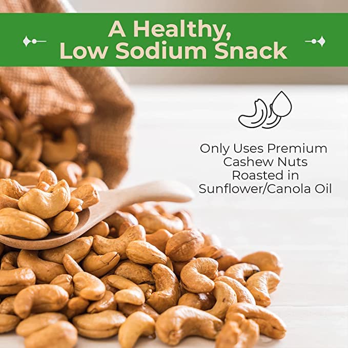 Sincerely Nuts ??Whole Cashews Roasted and Salted | Two Lb. Bag | Deluxe Kosher Snack Food | Healthy Source of Protein, Vitamin & Mineral Nutritional Content | Gourmet Quality Vegan Cashew Nut