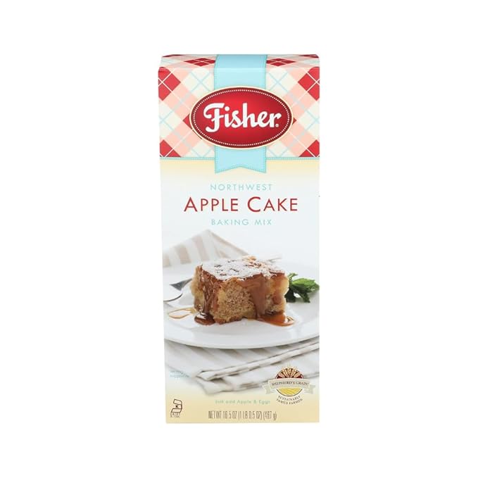 Fisher Cake Mix Variety Pack, 2 Apple, 2 Pumpkin Cake Variety Pack