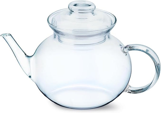 Simax Glassware 33 Ounce Glass Teapot | With Spout, Microwave and Stovetop Safe, Heat, Cold, and Thermal Shock Resistant Borosilicate Glass, Makes a Stunning Presentation??,<div>