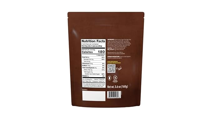 Schär Gluten-Free Chocolate Brownie Bites, 8-Pack ??Crispy Wafer Center, Smooth Premium Chocolate, Non-GMO, No Artificial Preservatives, Perfect Snack or Dessert