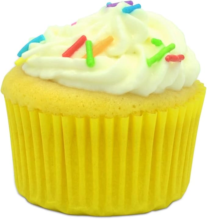 Standard Baking Cups, Classic Yellow Greaseproof Festive Cupcake Liners, 150-Count