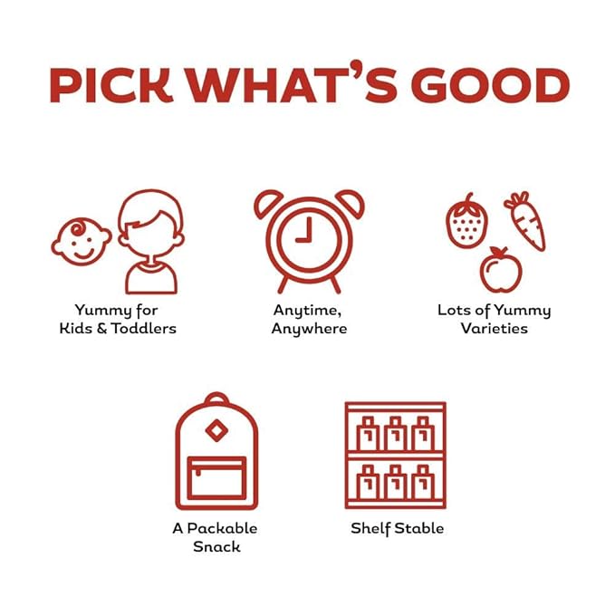 Buddy Fruits Snacks To Go Orchard Blend Unsweetened Applesauce 3.2oz Pouch (18pk) Gluten-Nut-Dairy-Preservatives-BPA Free, Non GMO, Kosher