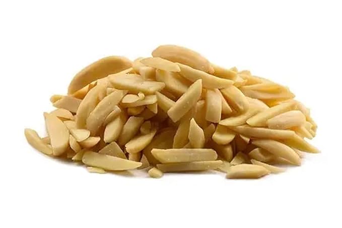 Dry Roasted Unsalted Slivered Almonds (2 Lbs.) - Baked in Small Batches for Added Freshness - Vegan & Keto Friendly - Roasted to Perfection - Super Crunchy - Farm Fresh Nuts