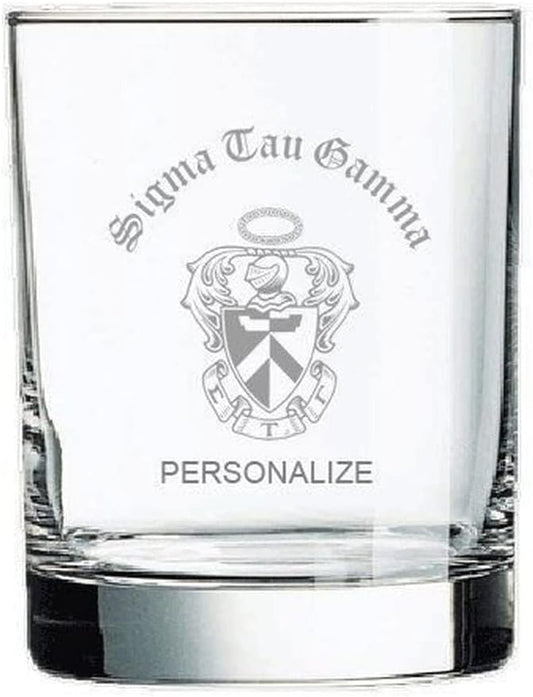 Greekgear Sigma Tau Gamma Old Style Glass Transparent