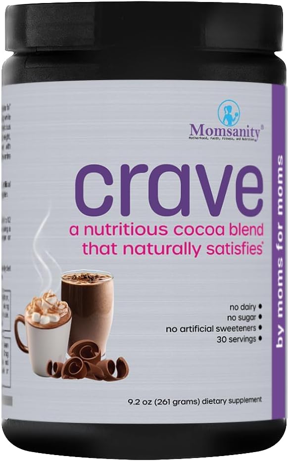 CRAVE Low Calorie, Low Carb Chocolate Powder to Satisfy Cravings Naturally + Delicious Recipe Guide PDF