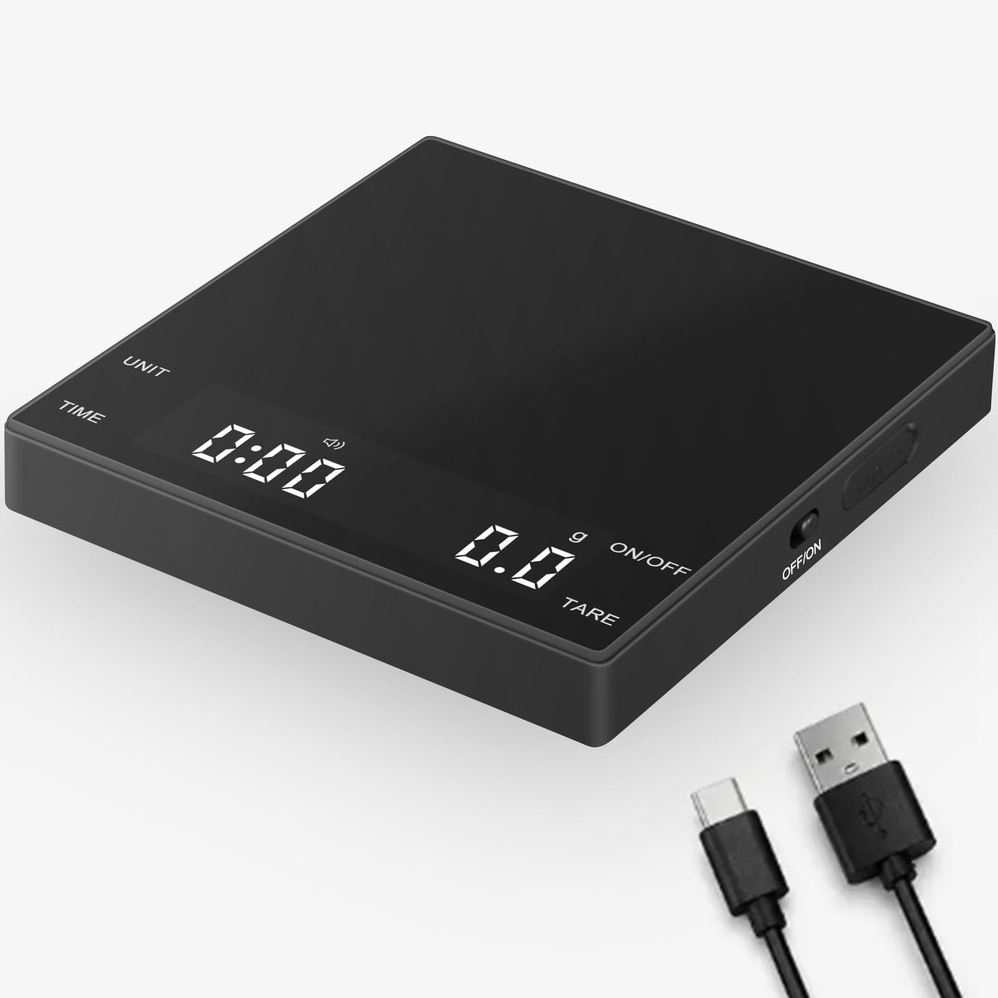 Coffee Scale with Timer, 0.1g Precision Mini Espresso Scale