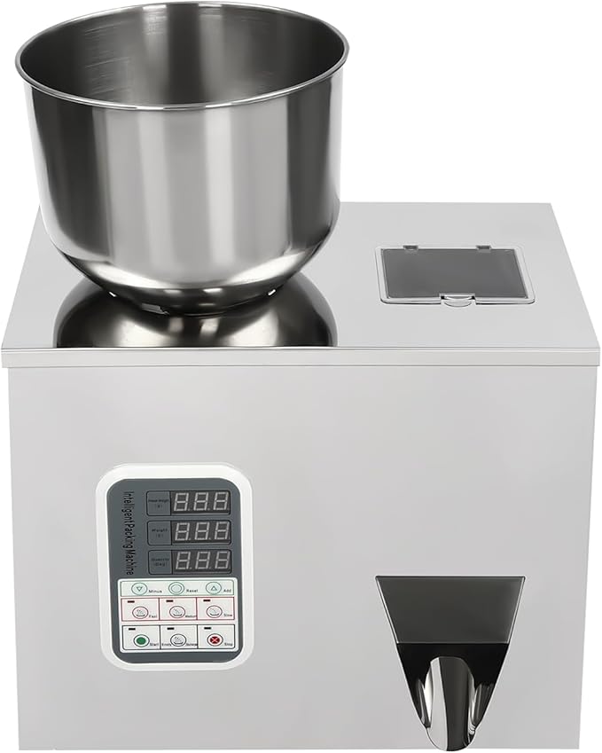 Powder Filling Machine,1-100g Glitter Filling Machine,Particle Automatic Powder Filling Filler,Bottle Bag Powder Filler for Tea Seeds, 2-5s/Bag
