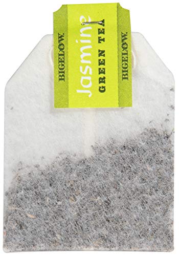 Bigelow Green Tea with Jasmine 28-Count Boxes (Pack of 6) Premium Bagged Jasmine Scented Green Tea Antioxidant-Rich All Natural Medium-Caffeine Tea in Individual Foil-Wrapped Bags