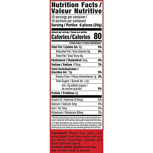 Only Kosher Candy Melba Toast Classic Original Kosher Parve with No Artificial Flavor, Fresh Natural Ingredients, Kosher Certified Delicious Snack Crackers (Pack of 3)