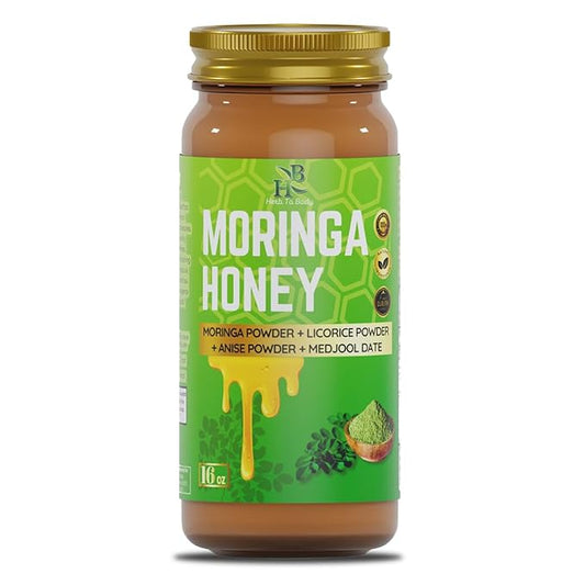 Herb To Body Moringa Honey | Multifloral Honey | Wildcrafted | 16oz