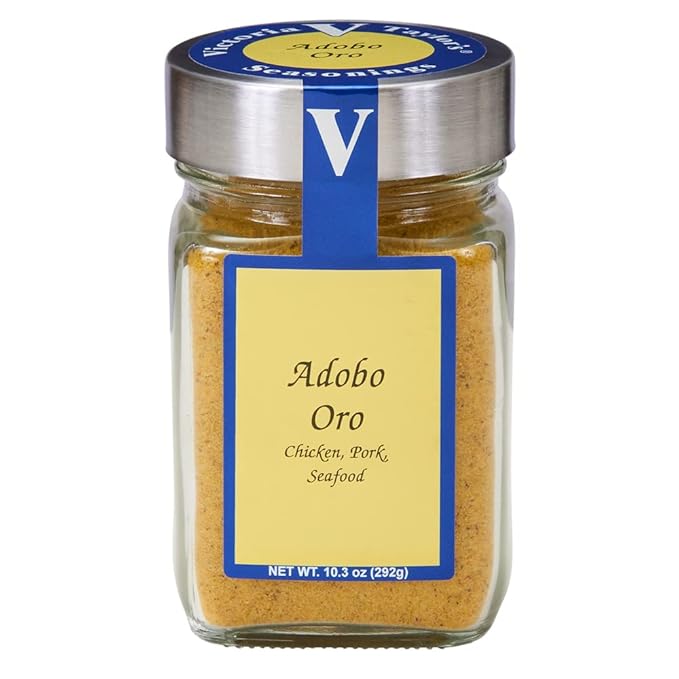 Victoria Taylor's Adobo Oro - 10.3 oz. Jar - Add Bold Latin Flavor to Home Made Meals. (Adobo Oro)