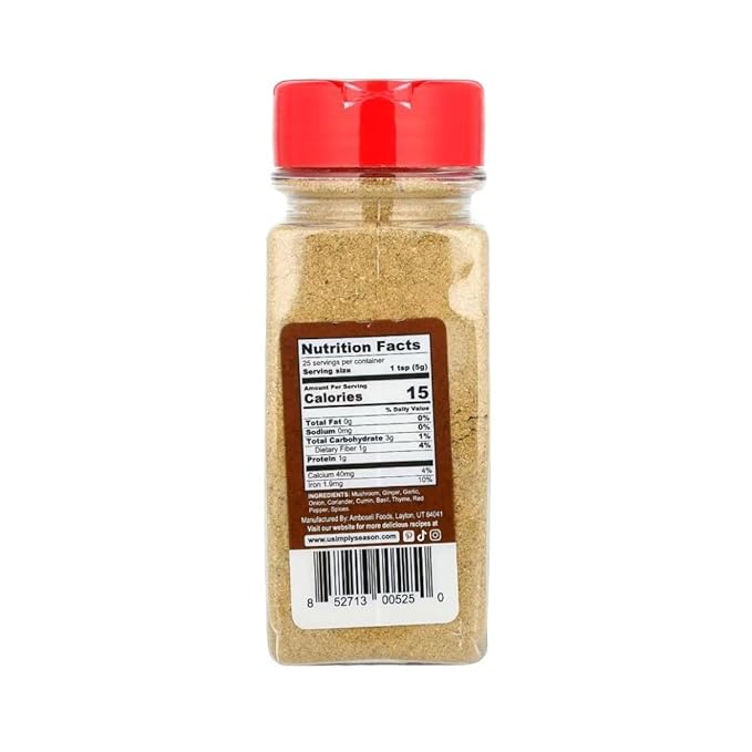 USimplySeason Pepper Soup Spice (4.8 oz) - African-Inspired Seasoning Blend - Vegan, Non-GMO, All-Natural - Ideal for Soups, Stews, Made in USA -One Bottle