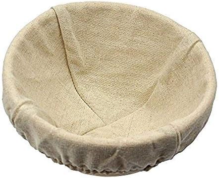 Banneton Basket for Bread Proofing, 8.5 inches Round Dough Proofing Bowls with Removable Liner, Good for Home Sourdough Bakers Baking, 2 Pack