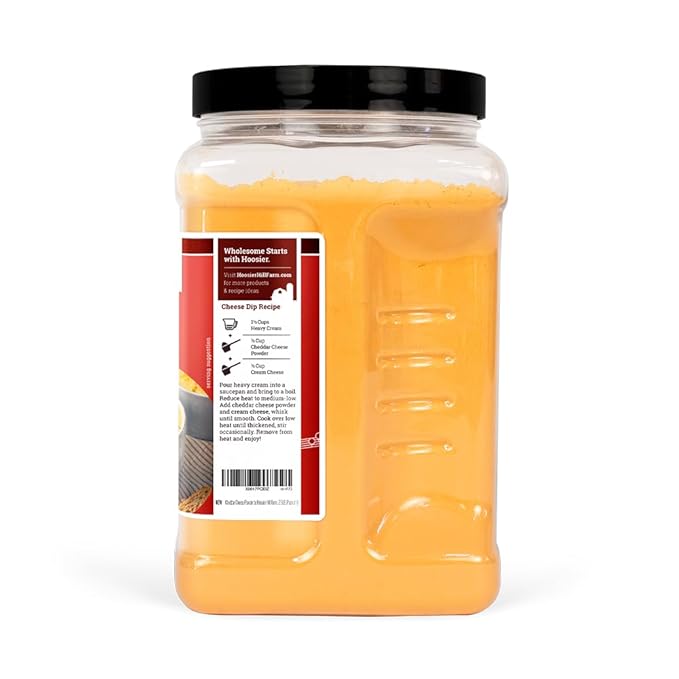 Hoosier Hill Farm Cheddar Cheese Powder, Cheese Lovers, 2.5LB (Pack of 1)