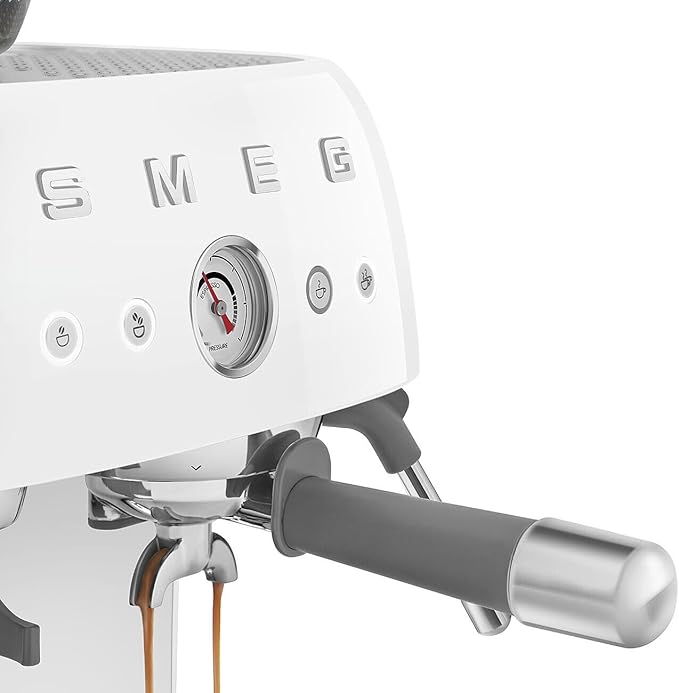 Smeg Semi-Automatic Espresso Machine (White)