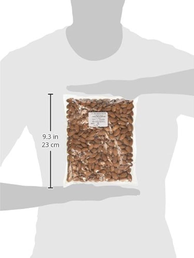 Dry Roasted Unsalted Nonpareil Supreme California Almonds (2 Lbs.) - Vegan & Keto Friendly - Oven Roasted in Small Batches for Added Freshness - Farm Fresh Nuts Brand