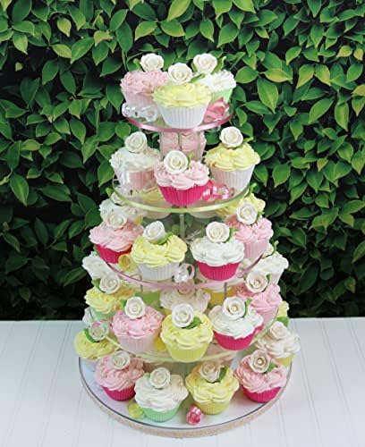 Global Sugar Art Premium Wedding Rose Edible Sugar Cake & Cupcake Flowers, Unwired White, 12 Count with Leaves by Chef Alan Tetreault