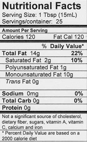 Saratoga Olive Oil Company Meyer Lemon Olive Oil 200ml (6.8oz)